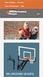 Mobile Screenshot of proformancehoops.com